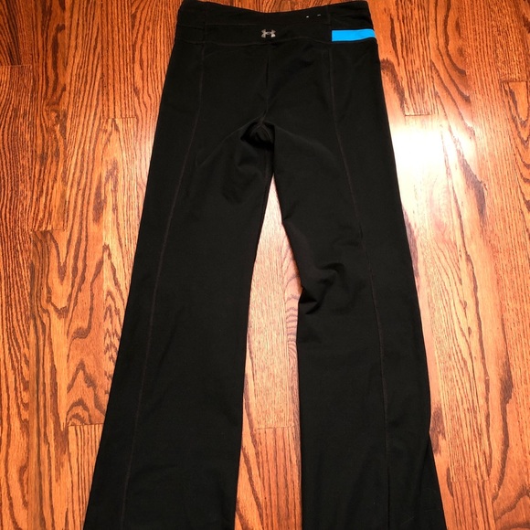 SOLD UA Workout pants underarmour Sm/p black blue - Picture 2 of 10